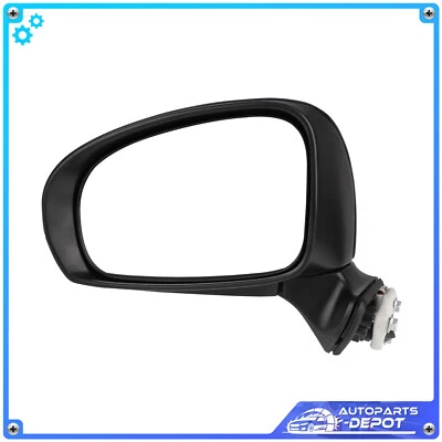 Replacement Mirror Power Heated Left Side LH Black For 2015-2017 Toyota PRIUS V Foto 1 de 4