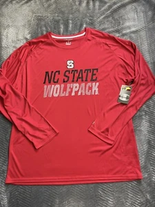 NC State Shirt XL NWT Champion NCSU Wolfpack Red Athletic Long Sleeve Tee - Picture 1 of 8