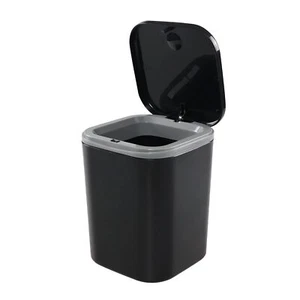0.5 Gallon Tiny Countertop Trash Can Mini Desktop Garbage Can With Pushbutton Bl - Picture 1 of 7