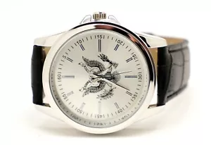 Orologio da uomo Stati Uniti d'America Great Seal con cinturino in pelle - Foto 1 di 5