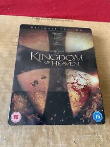 Kingdom of Heaven Reg Free UK Ultimate Ed Blu Ray Steelbook VGC + J Card RARE!!