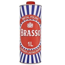 Brasso Metal Liquid Polish Brass Copper Stainless Steel & Pewter Cleaner 1L