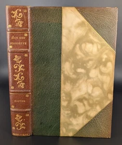 Jean and Jeanette by Théophile Gautier Salon Edition Antique Book - Picture 1 of 5