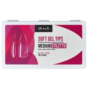 ibd Soft Gel Tips Box - Medium Stiletto (504pcs 12 sizes) - Picture 1 of 8