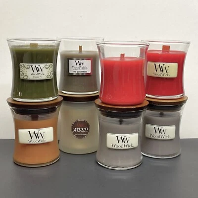 WoodWick Candle SMALL HOURGLASS JAR CANDLES Yankee Candle - 3 oz & 3.4 oz - Image 1 of 2