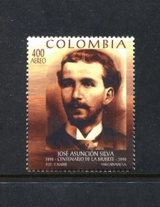 Kolumbien C883, postfrisch, Jose Asuncion Silva Dichter 1996. x23583 - Bild 1 von 1