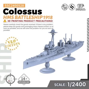 SSMODEL Pre-Order 1/2400 Military Model Kit HMS Colossus Battleship 1918 - Bild 1 von 5