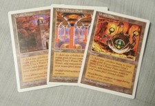 Urza's Mine, Power-Plant, Tower - 5th Edition - LP/MP - MTG Magic the Gathering