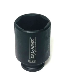 1-5/8" x 1/2" Dr Deep Impact Socket 6-Point, Made of CR-MO and Taiwan, BSS4110 - Picture 1 of 2