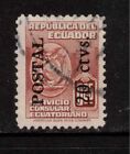 Ecuador 1949-51 SG909 20c on 25c reddish brown Consular Service Stamps Used