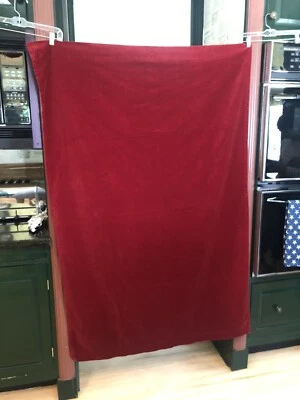 Beautiful West Elm Red Velvet Panel 42”W x 62”L - Image 1 of 4