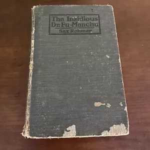 THE INSIDIOUS DR. FU MANCHU Sax Rohmer 5th Printing 1920 Copyright 1913 - Picture 1 of 14