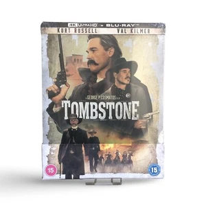 TOMBSTONE 4K UHD + Blu-ray Limited Edition Steelbook Sealed Deutscher Ton!!! - Afbeelding 1 van 6