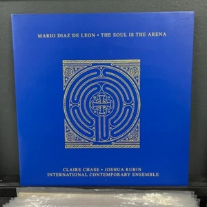 Mario Diaz de León – 'The Soul Is The Arena' LP 2015 Germany Ltd Blue Classical - Picture 1 of 5