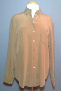 Blusa Mondi Vintage Botones 100 % Seda Mangas Largas - Reino Unido 42 EE. UU. M - Imagen 1 de 4
