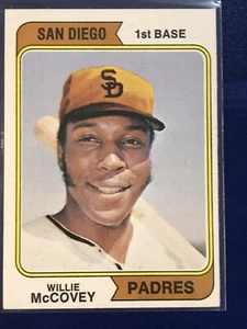 1974 SAN DIEGO PADRES TOPPS BASEBALL Lot PARTIAL TEAM SET - 19 CARDS McCovey - Picture 1 of 8