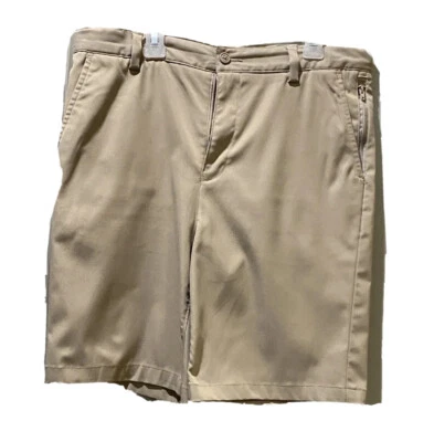 Lands End Boys Size 18 Brown Bermuda Shorts - Image 1 of 3
