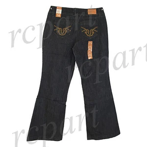 New Jeans Colony Women's Jeans Boot Cut Dark Blue Size 10 12 14 16 - Picture 1 of 4