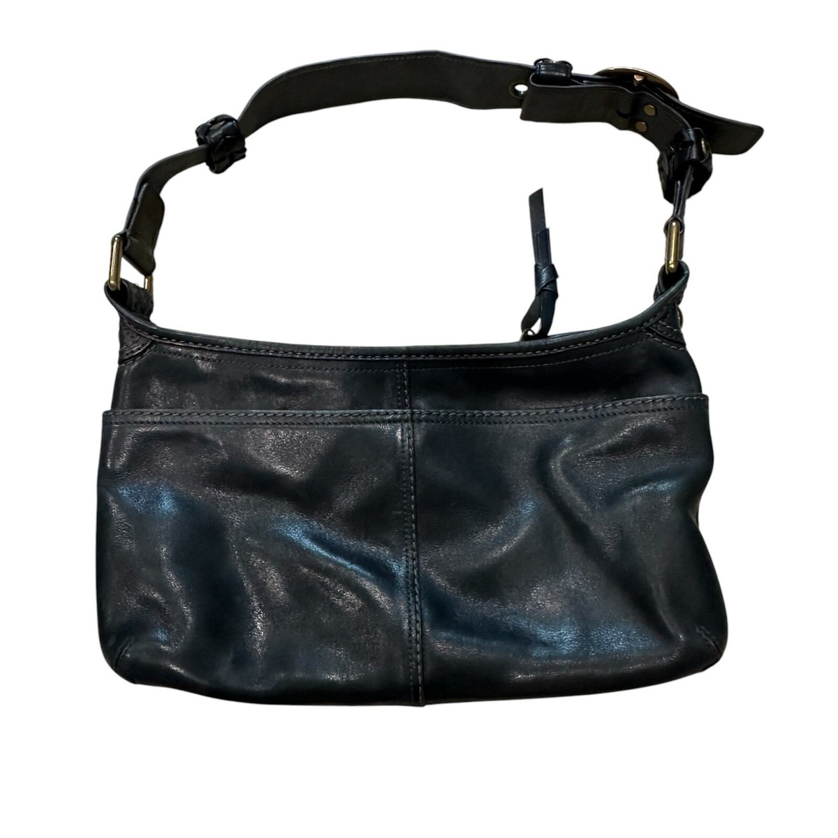 バッグ Vintage Coach Bleaker Black shoulder bag Vintage Coach 9309 Shoulder Bag Bleeker Black 9309 | eBay