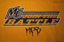 2013 MERRIMACK COLLEGE WARRIORS Hockey Playoffs JOIN THE BATTLE (XL) T-Shirt
