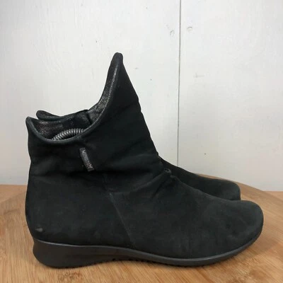 Botas Mephisto para mujer 8 Air Jet zapatos de cuero negros informales con cremallera informales Foto 1 de 4