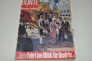 Bunte Illustrierte Nr. 12 16. März 1966 Königin Beatrix Old Surehand 60er Jahre - Bild 1 von 3
