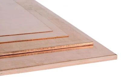Kupferblech 0.5-3mm Cu 99% Platten Zuschnitt Feinblech nach Maß 100-1000mm - Bild 1 von 4
