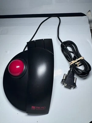 Vintage MICRO Innovations STK-3000 WEB Track Wired Mouse Serial Plug Modular - Image 1 of 4