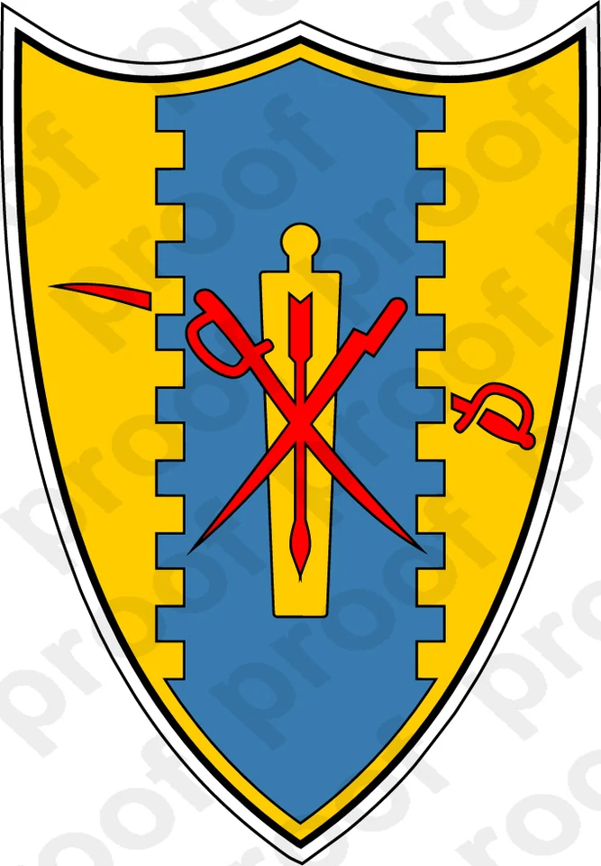 STICKER US ARMY UNIT 4th Cavalry Regiment