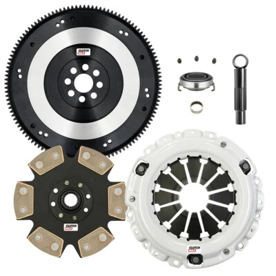 KIT EMBRAGUE CARRERAS ETAPA 4 Y VOLANTE CHROMOLY STREETMAX para ACURA HONDA K20 K24 Foto 1 de 4