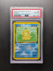 PSA 10 - 2000 Pokemon ENTON - 1. Edition - 65/82 - Team Rocket DE - Picture 1 of 2