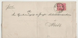 Germany, cover 10 Pf KIEL 1883 - Picture 1 of 2