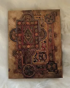 The Book of Kells Quoniam: 128-pg Lined Hand-stitched Blank Journal - Picture 1 of 8