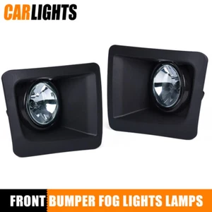 Clear Bumper Driving Fog Lights Lamps LH+RH Fit For 2014-2015 GMC Sierra 1500 - Picture 1 of 12
