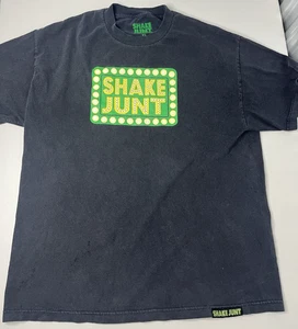 Camiseta SHAKE JUNT T Para Hombre XL Negra 100% Algodón Skateboarding *Wussup Haters* - Imagen 1 de 13