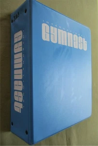 INTERNATIONAL GYMNAST Magazine IG 2005 Blue Binder 9 Issues TOMITA LIUKIN HUILAN - Picture 1 of 11