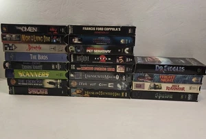 Horror VHS Movies Lot, 20 Total Different Titles. Please Read Before Buy. - Bild 1 von 5