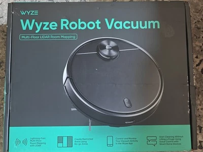 Wyze Robot Vacuum LIDAR Mapping - Black NIB - Image 1 of 4