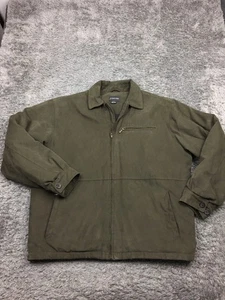 St Johns Bay Jacke Herren Größe L grün isoliert Softshell Taschen Winter - Bild 1 von 17