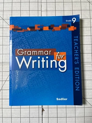 Grammar for Writing Grade 9 Teacher’s Edition by William H. Sadlier Paperback - Image 1 of 4
