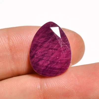 11.50 CT 100% Natural Red RUBY Precious Pear Cut Royal Gemstone 12x16x4 mm TP451 - Image 1 of 3