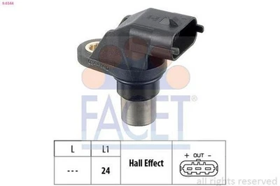 FACET Sensor de velocidad del motor Sensor de velocidad 9.0344 para VW Jetta II (19E, 1G2, 165) - Imagen 1 de 4