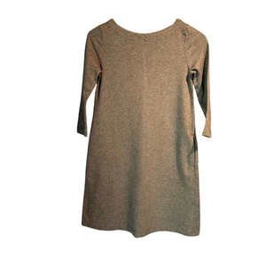 A New Day Gr. XS 3/4 Arm graues T-Shirt Kleid mit Taschen Mini Micro Dress - Bild 1 von 7