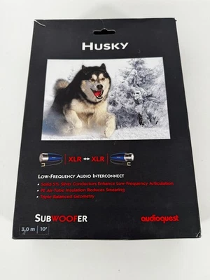 Audioquest Husky 3m XLR-XLR Reference Subwoofer Cable - RRP £499 - Image 1 of 2