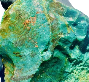 Green Bloodstone Jasper Heliotrope Quality Raw Natural Rough Mineral Rock 6.5 oz - Picture 1 of 8