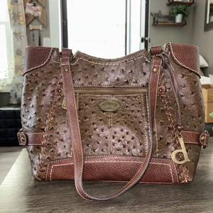 BOC Born Concept Schultertasche/Beuteltasche Umhängetasche Handtasche Straußenbraun - Bild 1 von 14