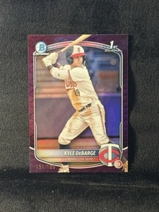 2025 Bowman Kyle DeBarge Reptilian Fuchsia Refractor Chrome Prospect BCP139 /199 - Picture 1 of 2