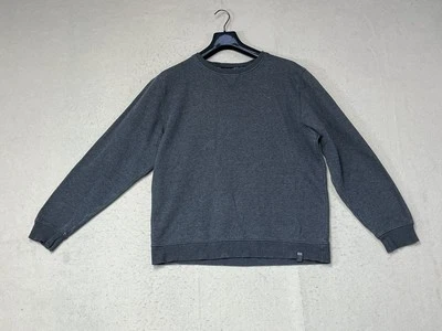 Everlast Long Sleeve Sweatshirt Cotton Blend Gray Size large  — 第 1/4 张图片