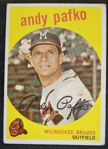 1959 Topps #27 Andy Pafko Milwaukee Braves - Picture 1 of 2