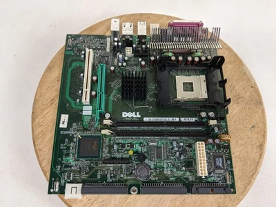 Vintage Dell Optiplex GX270 Motherboard Socket 478 Intel ICH5 DDR AGP Rev A00 - Image 1 of 4